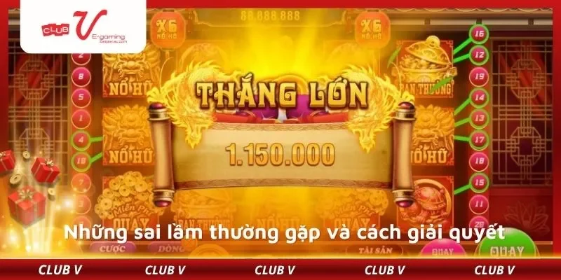 Những sai lầm thường gặp và cách giải quyết